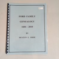Ford Family Genealogy by Denton E. Orde