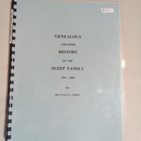 Genealogy & Some History of the Sleep Family by Denton E. Orde