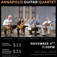 Annapolis Guitar Quartet Museum Supporter